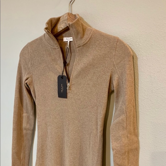 Rag & Bone Laila Zip Midi Dress. - Picture 10 of 10